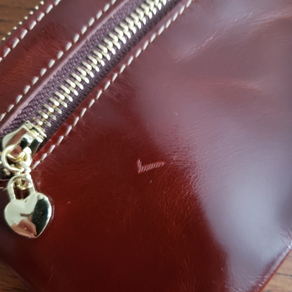 Brighton Brown Small Leather Zipper Wallet - Picture 9 of 9